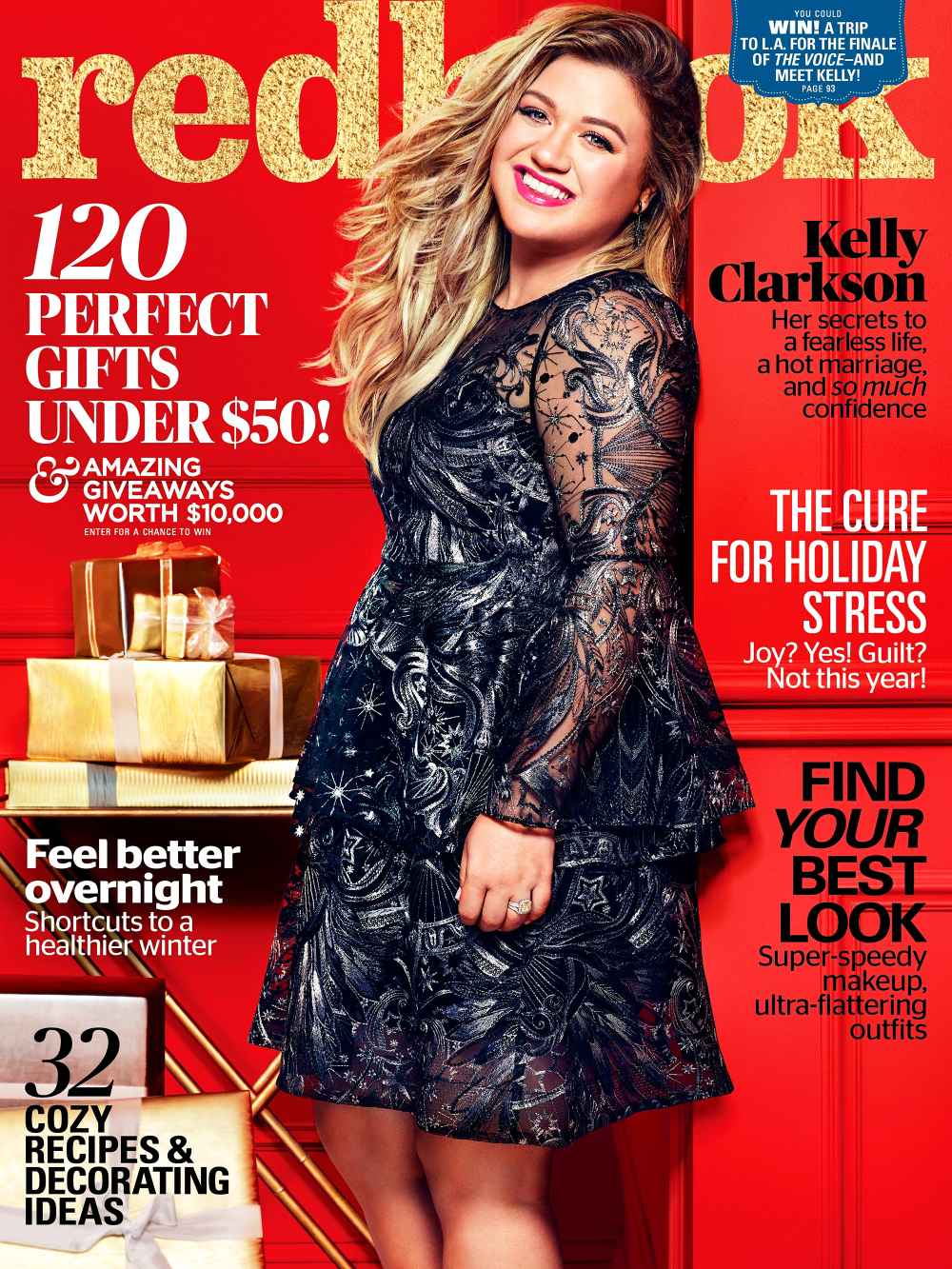 Kelly Clarkson Redbook Cover
