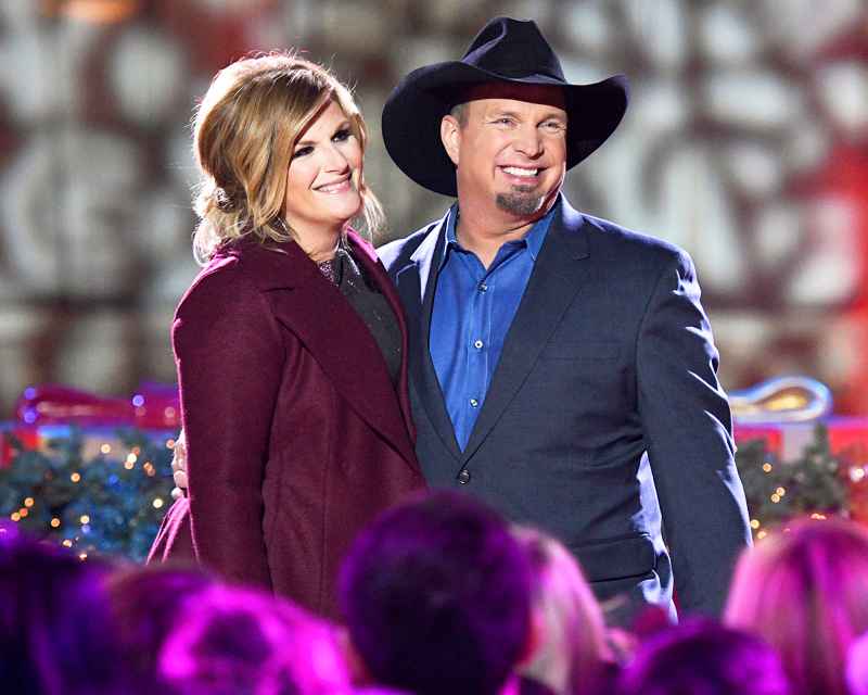Trisha Yearwood and Garth Brooks attend the 2016 Christmas at Rockefeller Center in New York City.