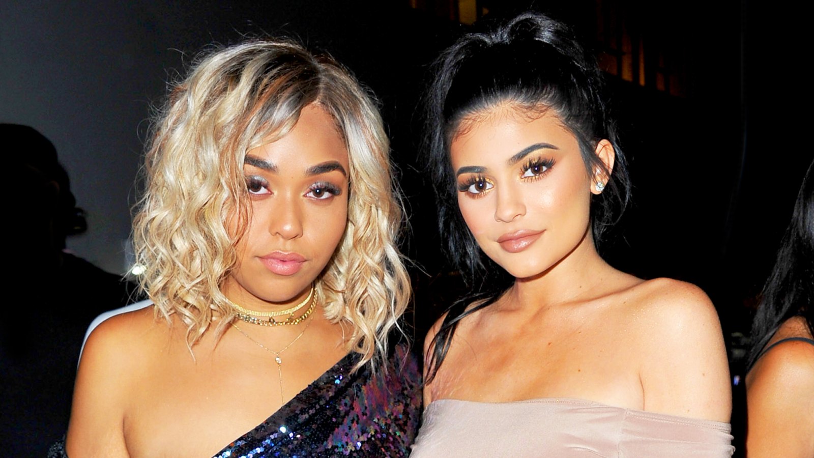 Jordyn Woods and Kylie Jenner attend Boohoo X Jordyn Woods 2016 Fashion Event at NeueHouse Hollywood in Los Angeles, California.