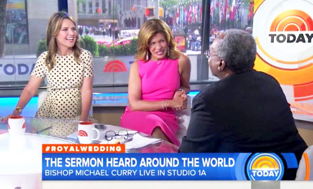 Savannah Guthrie, Hoda Kotb and Bishop Michael Curry on ‘Today‘ show