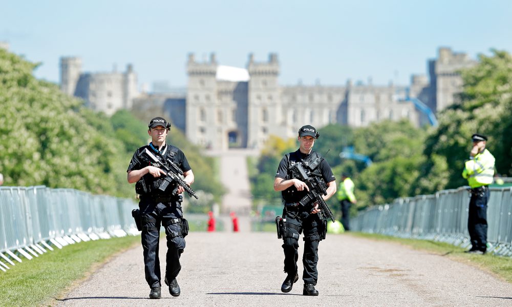 Police Patrol Royal Wedding Windsor Castle
