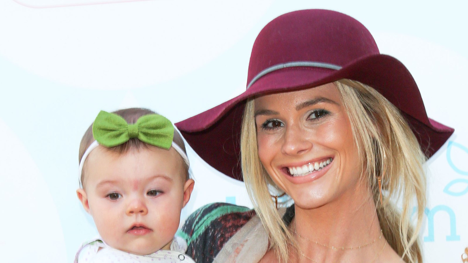 Meghan King Edmonds and her daughter Aspen attends the 6th Annual Celebrity Red CARpet Safety Awareness event at Sony Studios Commissary in Culver City, California.