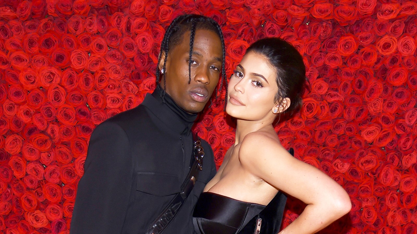 Travis Scott and Kylie Jenner attend the Heavenly Bodies: Fashion & The Catholic Imagination Costume Institute Gala at The Metropolitan Museum of Art on May 7, 2018 in New York City.