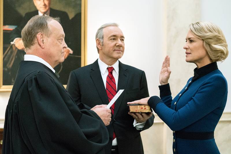 Kevin Spacey Robin Wright House of Cards