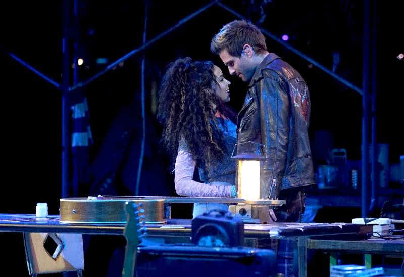 Tinashe and Brennin Hunt in RENT