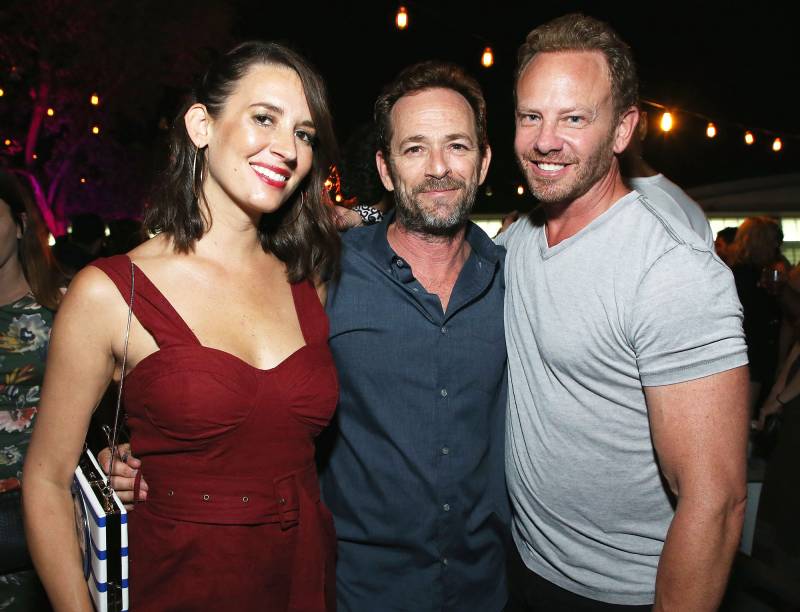 Ian Ziering Shares Luke Perry Story