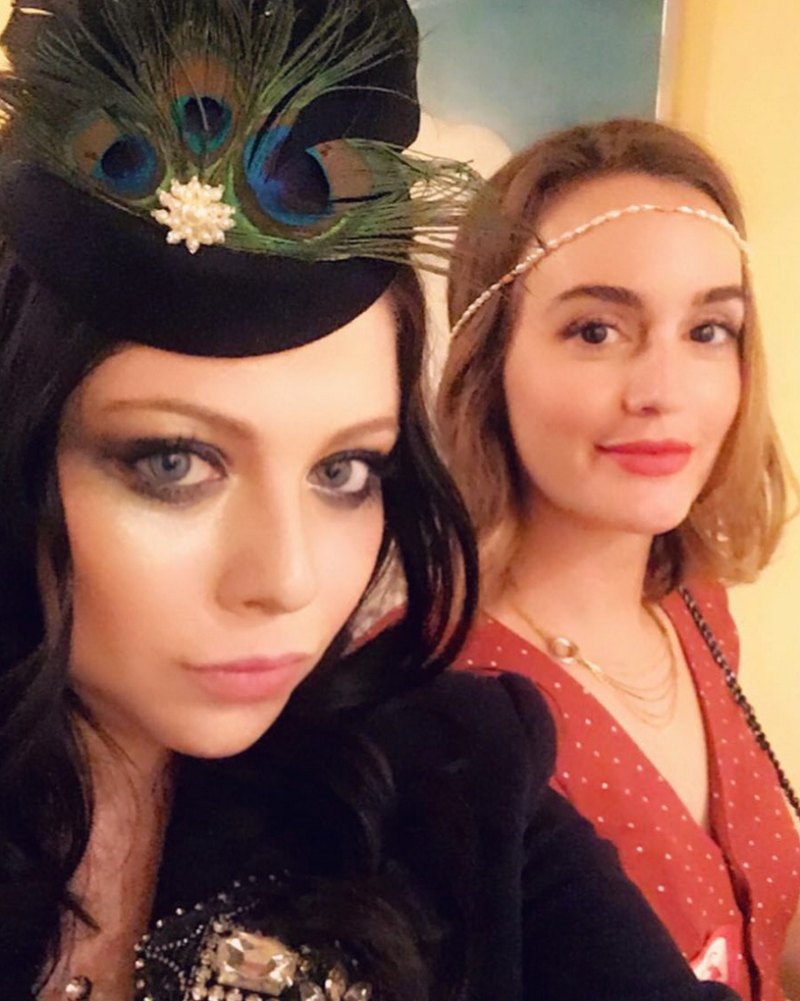 Michelle Trachtenberg and Leighton Meester