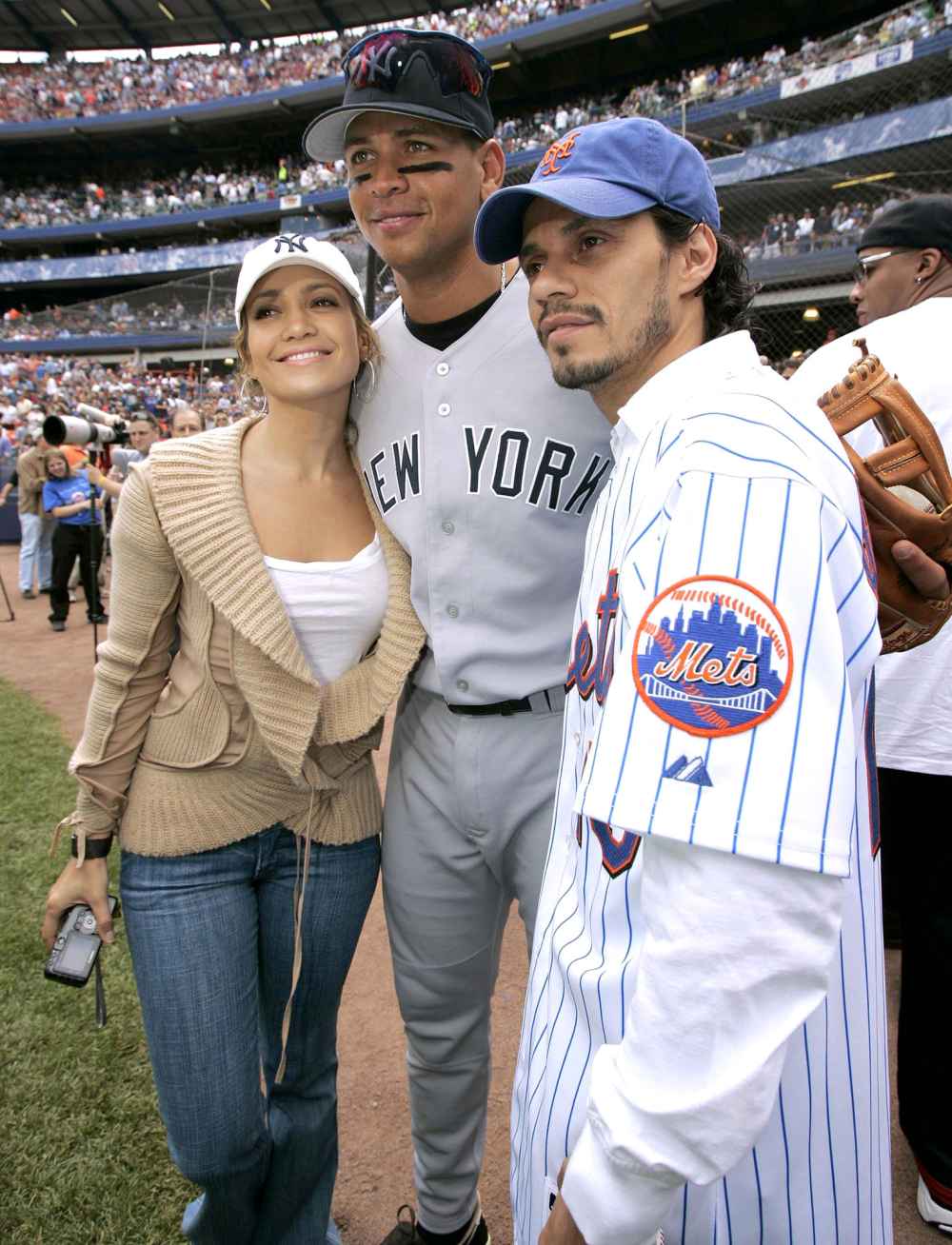 Jennifer Lopez and Marc Anthony and Alez Rodriguez