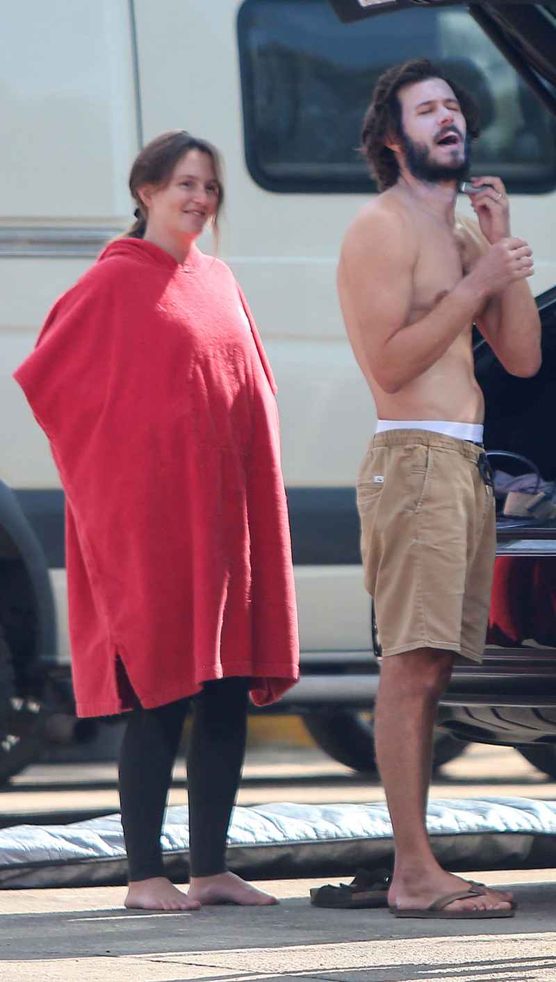 Leighton Meester Surfs With Husband Adam Brody After Giving Birth to 2nd Child