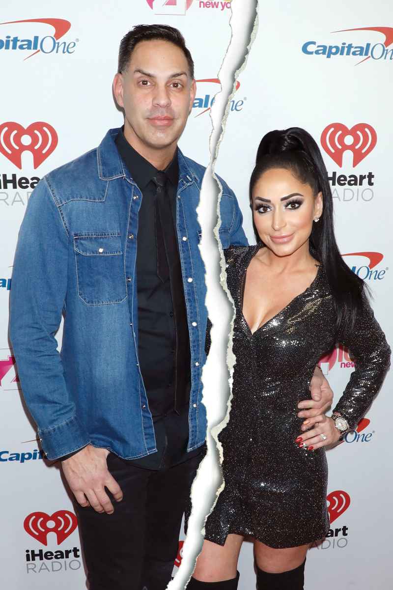 Jersey Shore Angelina Pivarnick and Chris Larangeira Split