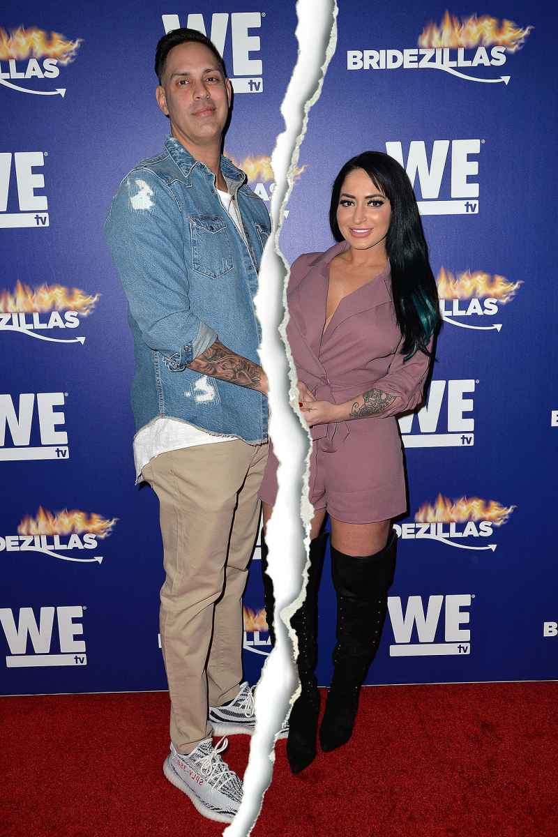 Jersey Shore Angelina Pivarnick and Chris Larangeira Split