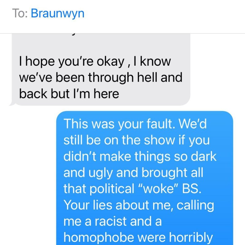 Kelly Dodd Blames Braunwyn for Getting Them Fired From ‘RHOC’: Read Their Fiery Text Exchange