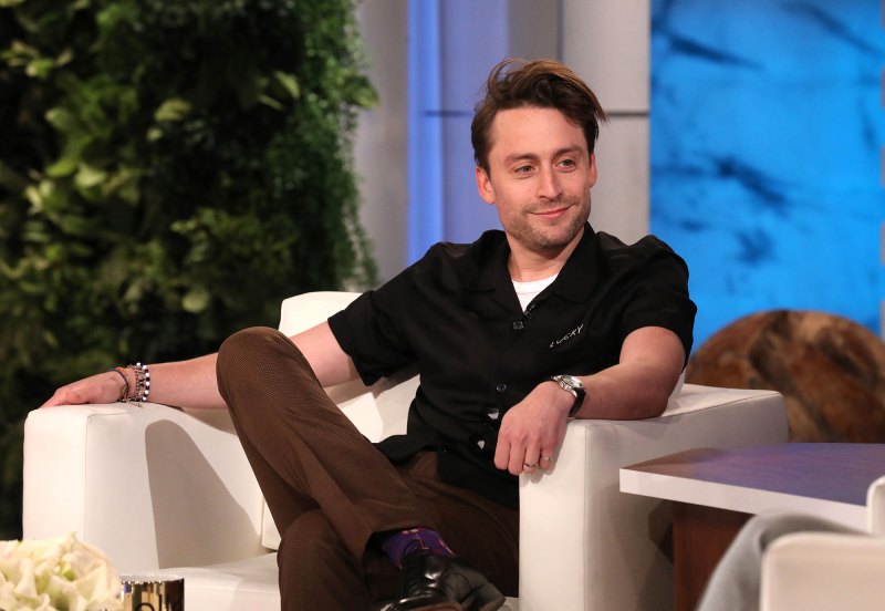 Kieran Culkin Jazz Charton Didn’t Name Their 2nd Baby for 7 Weeks Ellen DeGeneres Show 02