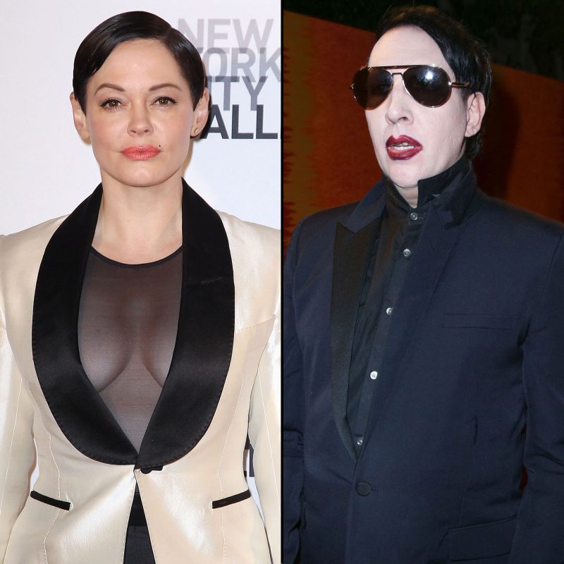Rose McGowan Blames Marilyn Manson Split on Cocaine, Shares Best and Worst Parts of Relationship 2015 cream blazer navy blue suit jacket
