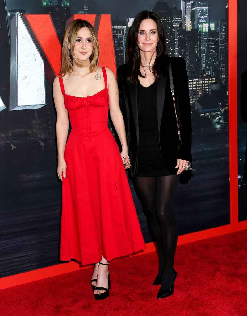 Coco Riley Arquette and Courteney Cox Scream VI Red Carpet
