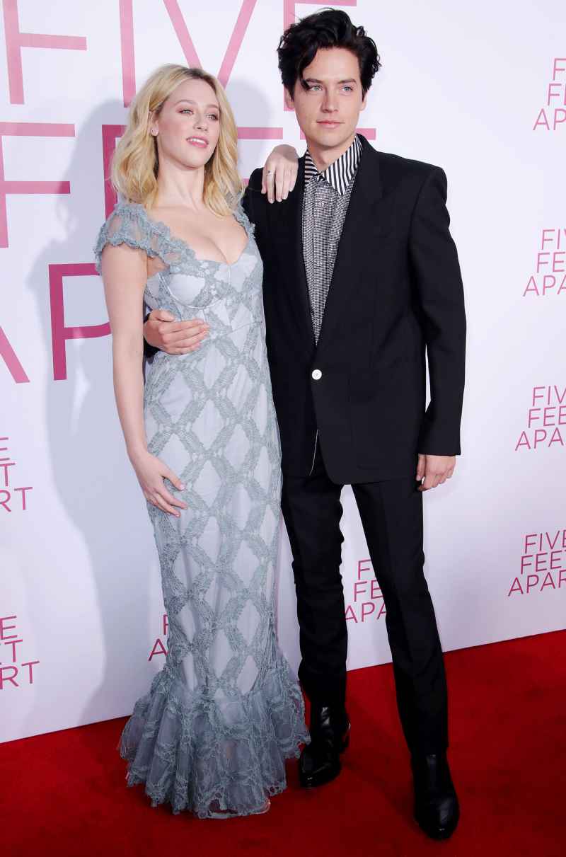 Feature Cole Sprouse Dishes on Lili Reinhart Split