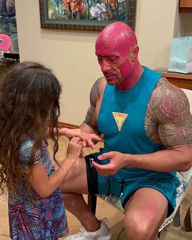 Dwayne Johnson They Get Made Over By Their Kids Just Like Us