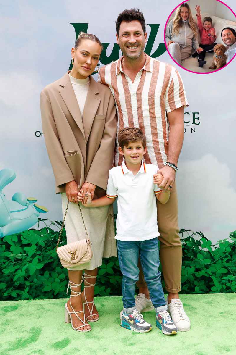 Peta Murgatroyd and Maksim Chmerkovskiy Surprise Son Shai, 6, With New Puppy Before Baby No. 2’s Arrival - 086