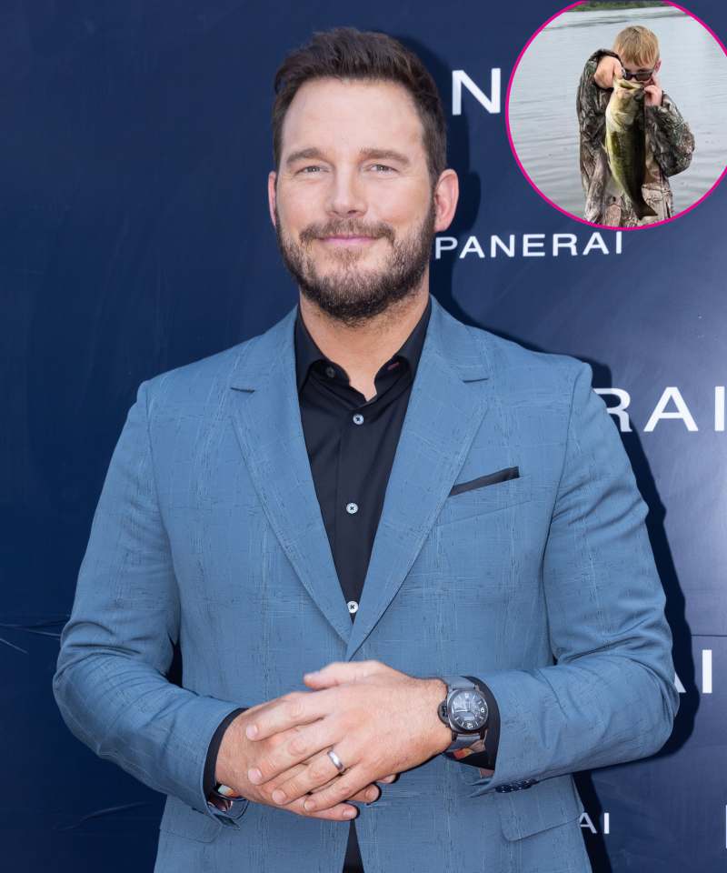 Chris Pratt Takes His- Anna Faris-Son Jack on a Fishing Trip