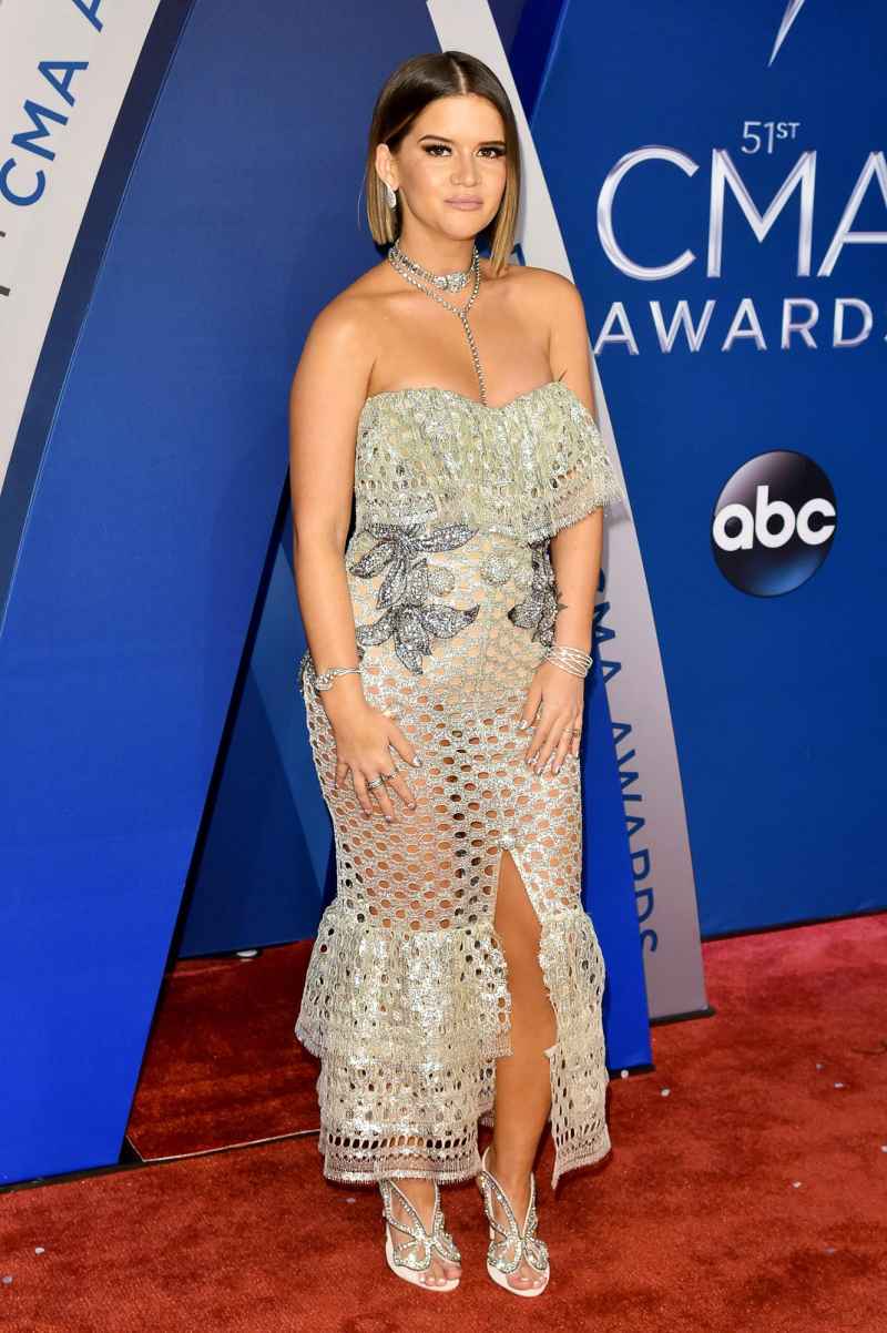 Maren-Morris-Style-Evolution -268 51st Annual CMA Awards, Arrivals, Nashville, USA - 08 Nov 2017