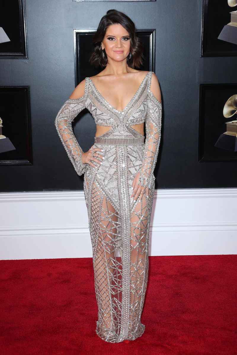 Maren-Morris-Style-Evolution -269 60th Annual Grammy Awards, Arrivals, New York, USA - 28 Jan 2018