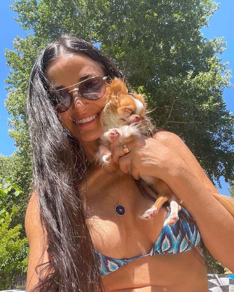 Demi Moore in a Bikini on the 4th
