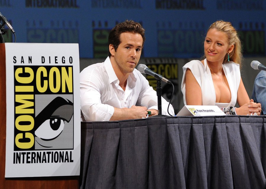 July 2010 Blake Lively and Ryan Reynolds Relationship Timeline Comic-Con 2010