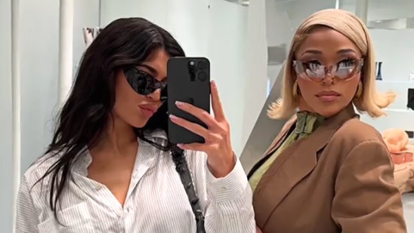 Kylie Jenner Checks Out Acne Studios Campaign During Shopping Date With Jordyn Woods After Reunion