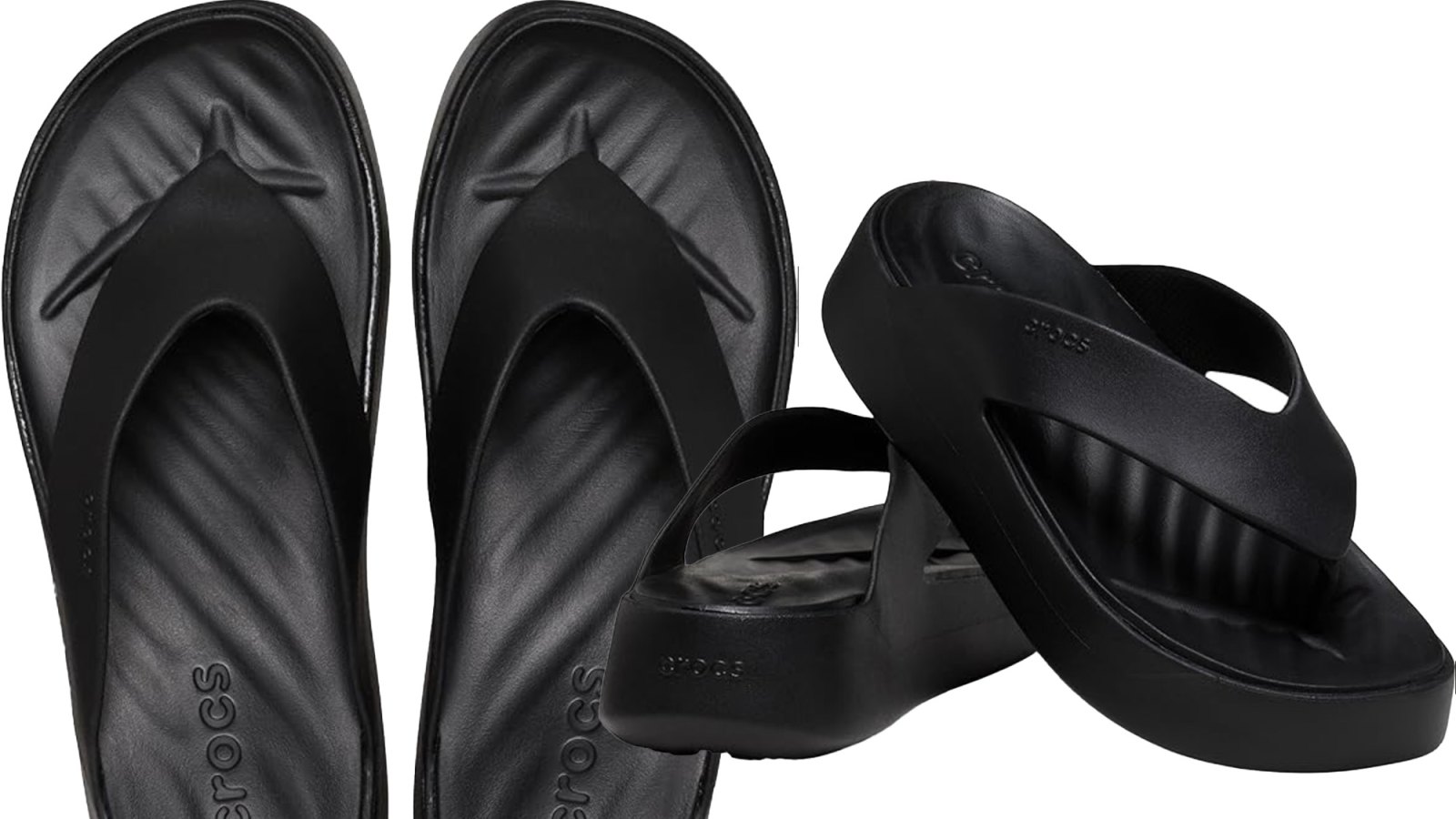 Crocs platform sandals
