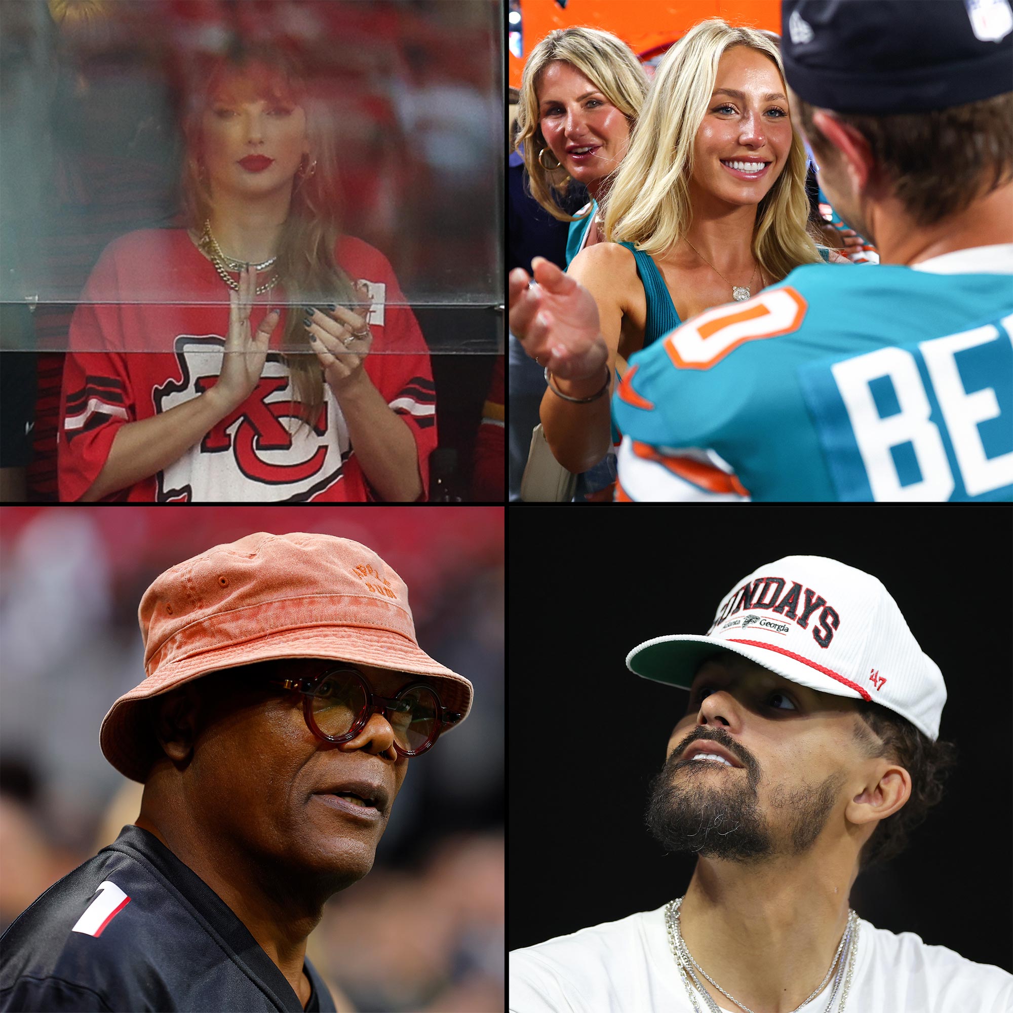 Celebrities at NFL Games 2024: Taylor Swift, Samuel L. Jackson and More