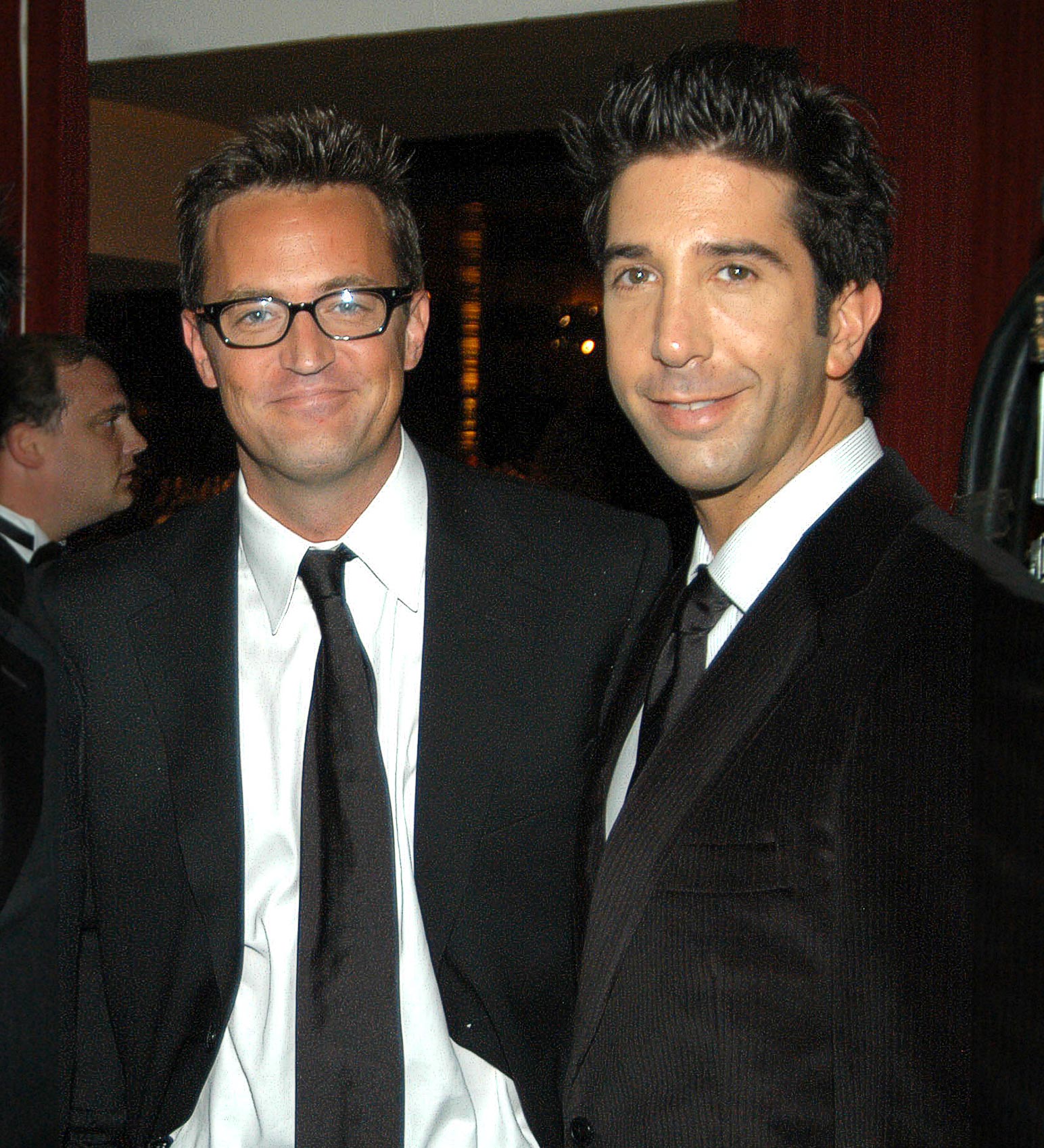 David Schwimmer Says Matthew Perry Was 'Reserved With Me'