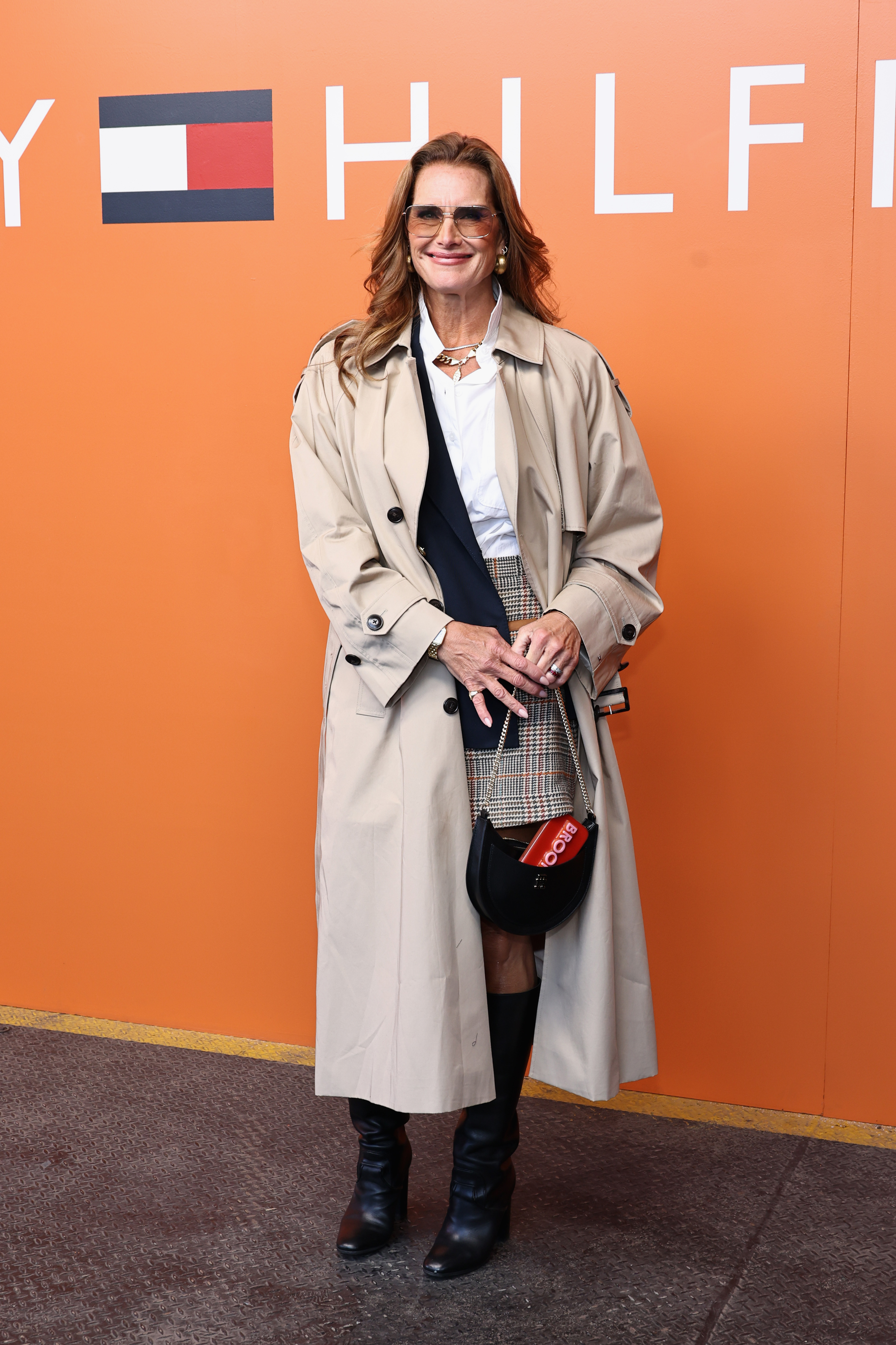 Brooke Shields' Timeless Fall Outfit Is Easy to Copy With This On&amp;Sale Amazon Trench Coat