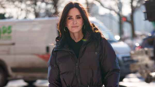 Courteney Cox is seen on February 24, 2026 in New York City.