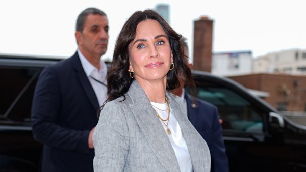 NEW YORK, NY - JUNE 26: Courteney Cox is seen on June 26, 2025 in New York City. (Photo by XNY/Star Max/GC Images)