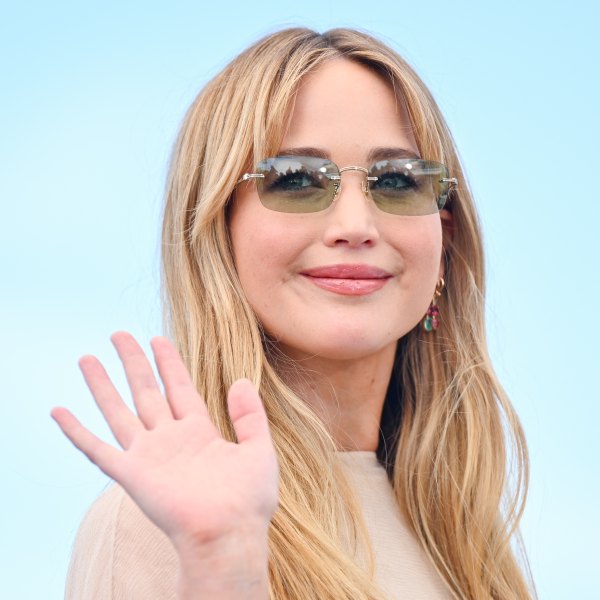 Jennifer Lawrence attends the "Die My Love" photocall at the 78th annual Cannes Film Festival at Palais des Festivals on May 18, 2025 in Cannes, France.
