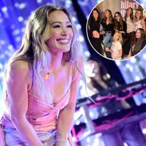 Hilary Duff Celeb Mom Group Attends Her Concert After Ashley Tisdale Drama Stage Moming So Hard