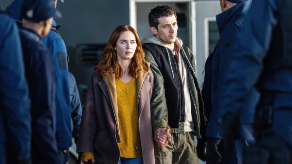 Emily Blunt and Josh O'Connor in Disclosure Day