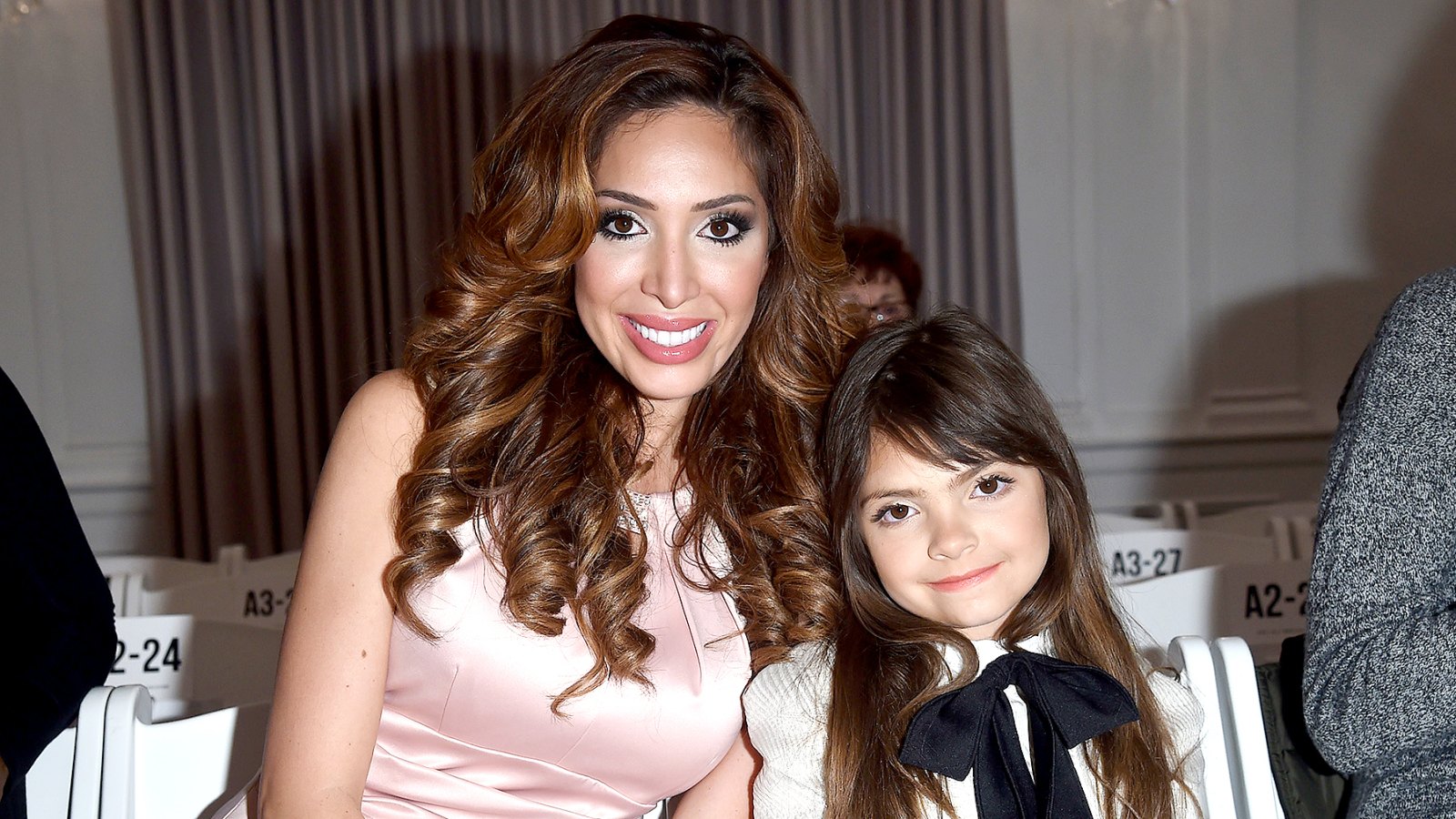 Farrah Abraham and her daughter Sophia Abraham attends Michelle Ann Kids + Bound By the Crown Couture Children's Wear fashion show during Fall 2016 New York Fashion Week on February 13, 2016 in New York City.