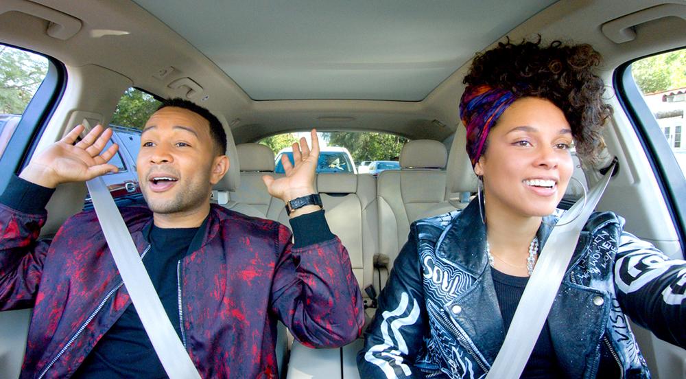 John Legend and Alicia Keys do Carpool Karaoke