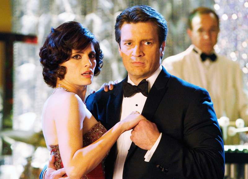 Stana Katic and Nathan Fillion