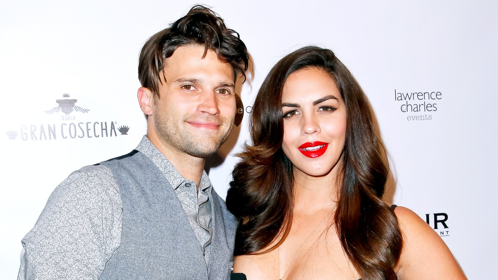 Tom Schwartz and Katie Maloney attend Kyle Chan's 3rd annual #LOVECAMPAIGN Party at SUR Lounge on June 27, 2017 in Los Angeles, California.