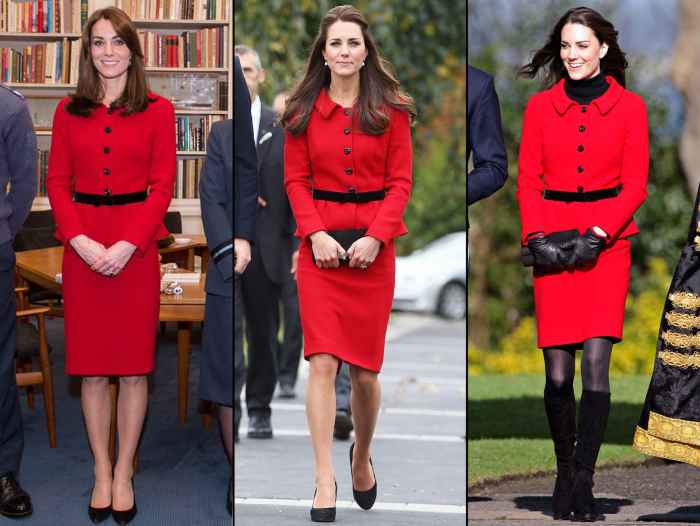 Duchess Kate Wears Two Skirt Suits in One Day: Photos