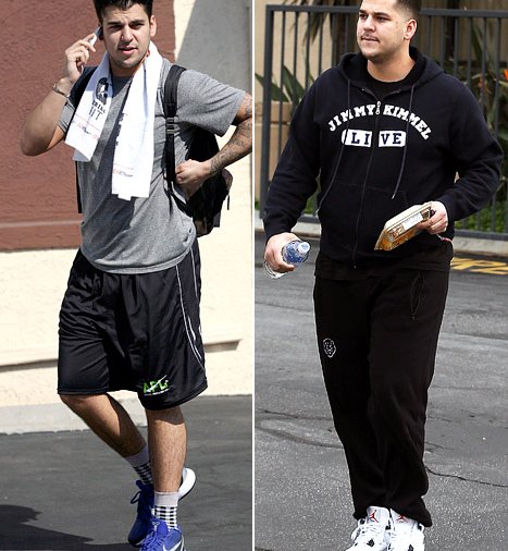 Rob Kardashian Gains 50 Pounds, Starts a Diet and Exercise Program - Us ...