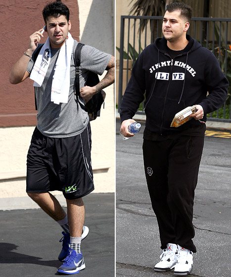 Rob Kardashian Gains 50 Pounds, Starts a Diet and Exercise Program - Us ...