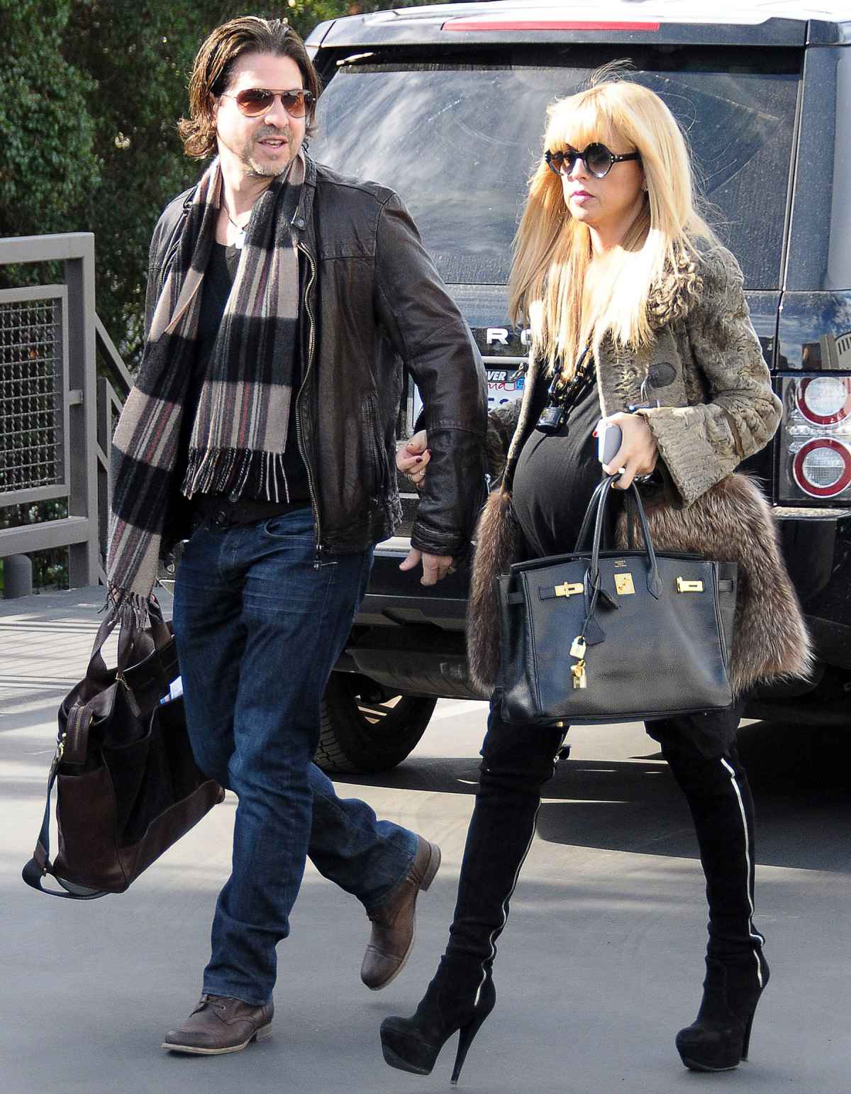 I'm nine months pregnant!' Still slender Rachel Zoe makes shocking