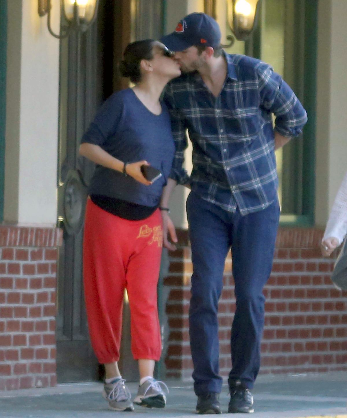 Ashton & Mila's Dodgers Game PDA