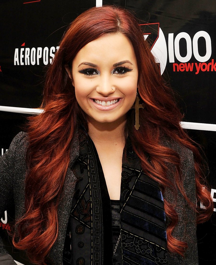 Demi Lovato With Red Hair