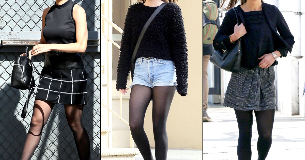 Scarlett Johansson, Dakota Johnson, More Celebs Step Out in Tights