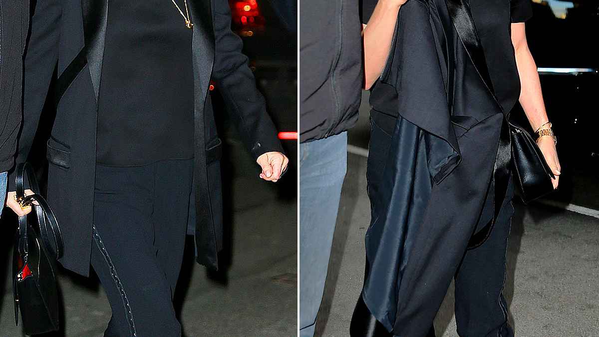 Jennifer Aniston Rocks Black Bodysuit & Jeans At Dinner – Hollywood Life