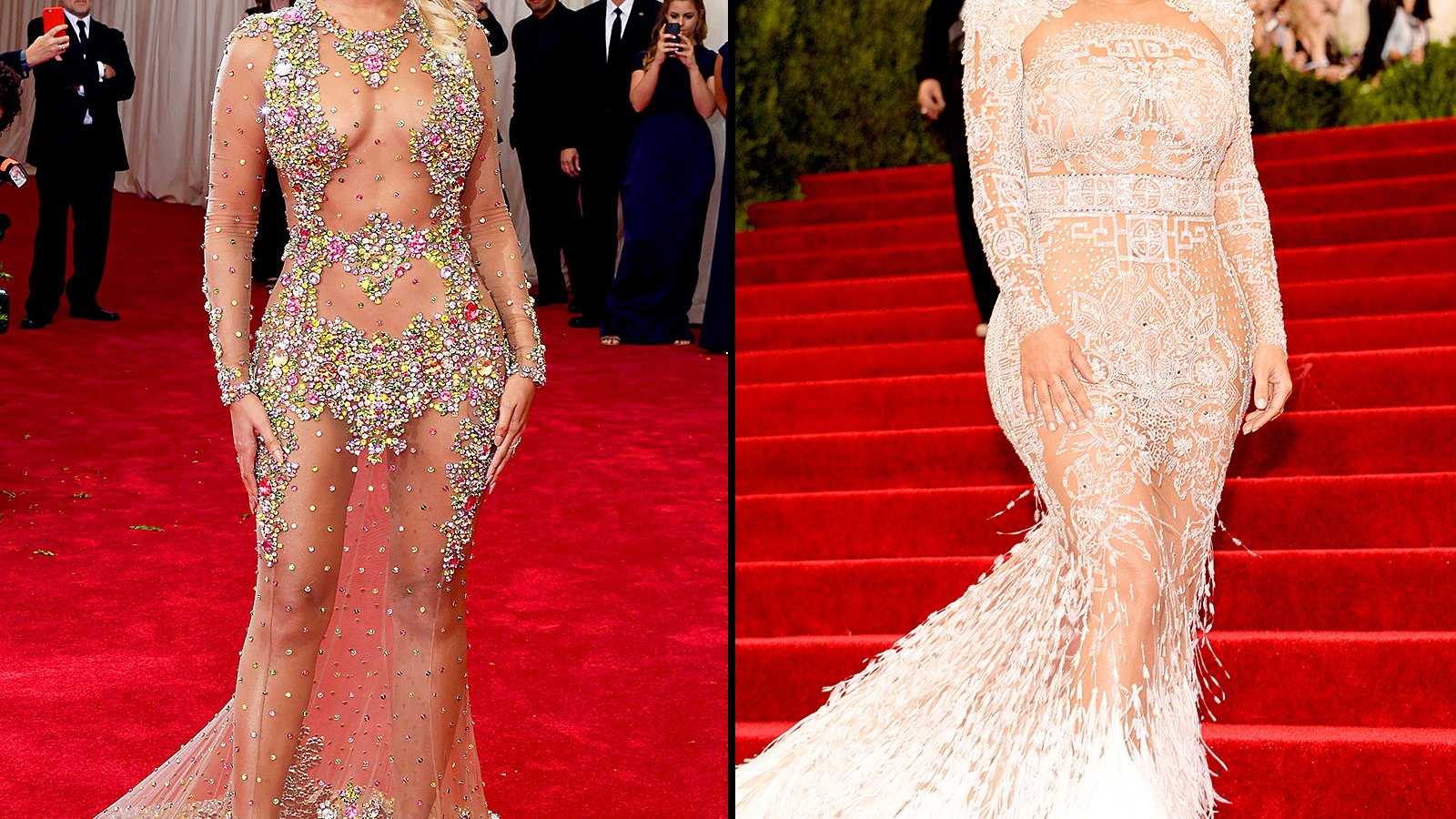 Kim Kardashian Rocks Sheer Catsuit With No Underwear On